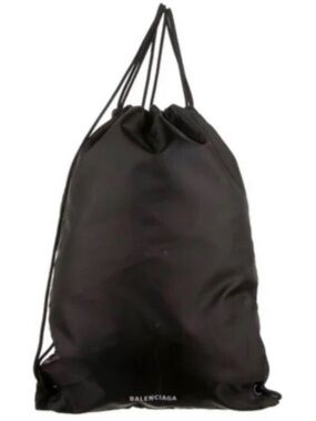 Balenciaga nylon drawstring bag/ dust bag